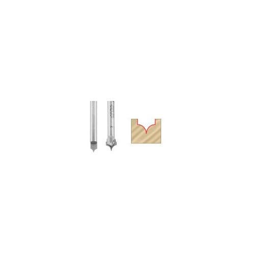 Amana Tool 56144 Carbide Tipped Point Cutting Roundover Router Bit Rounding 1/2 R x 1 D x 3/4 CH x 1/4 Shank x 2 Inch Long - Image 3